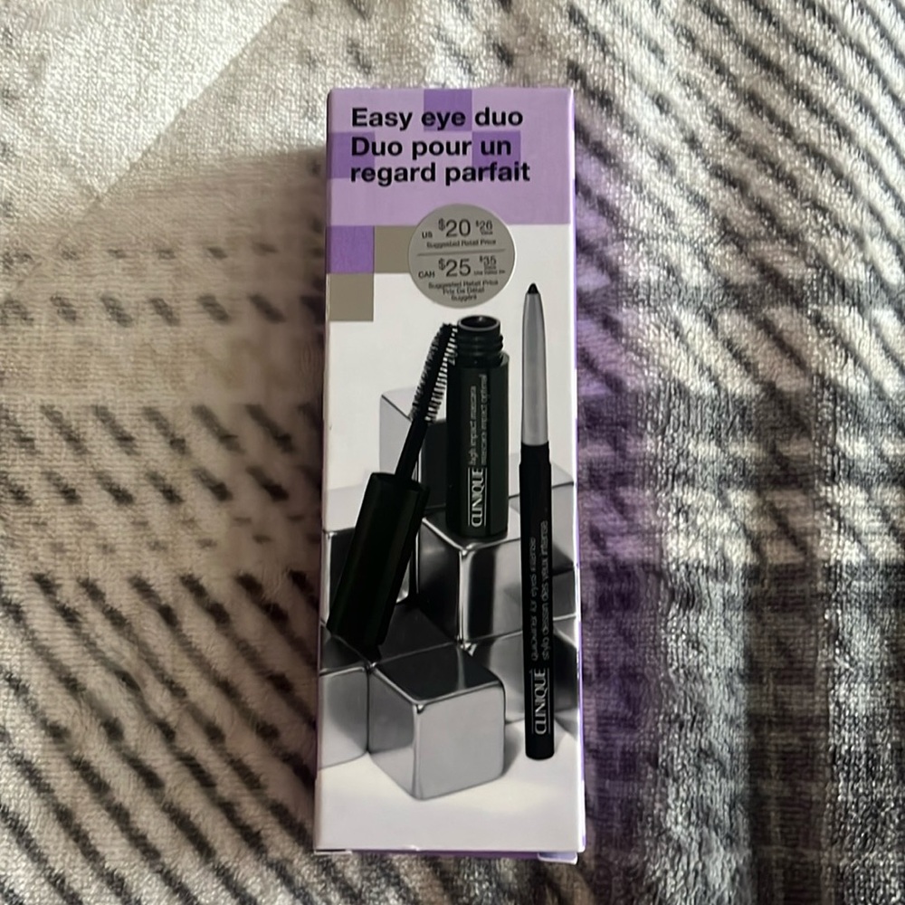 Clinique easy eye duo . mascara and eye liner